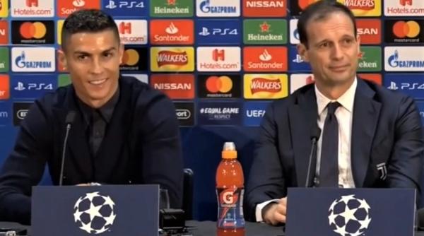 allegri si a luat adio de la juventus ronaldo reactie