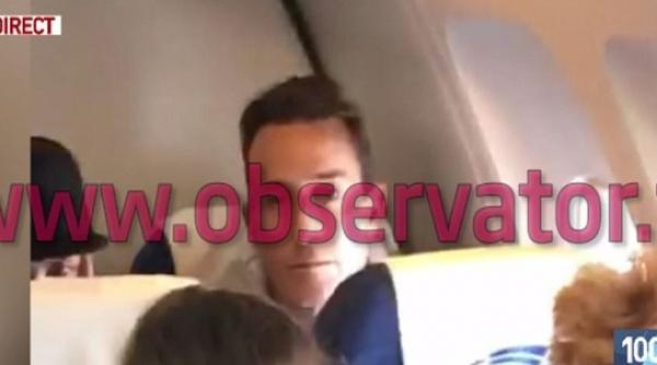 radu mazare scos in catuse din avion primele imagini