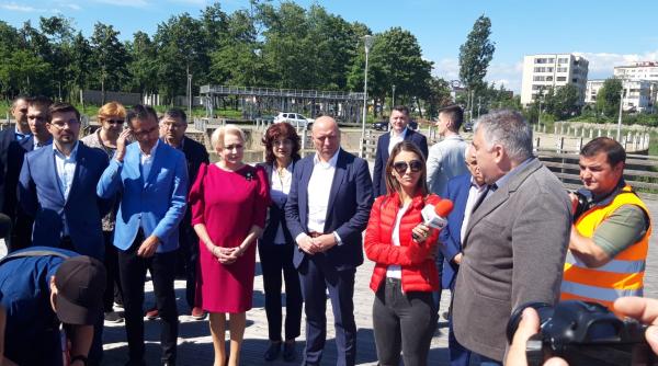viorica dancila  vizita in bacau