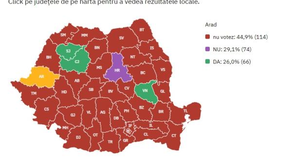 rezultate referendum 2019 in arad