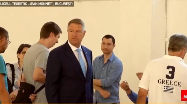 alegeri europarlamentare 2019 klaus iohannis singur la vot
