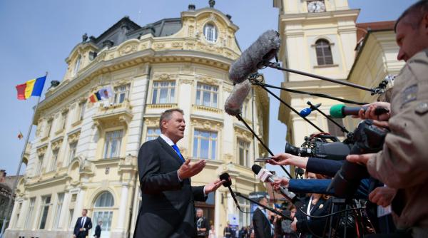 klaus iohannis a votat  mesaj pentru romani la iesirea de la urne