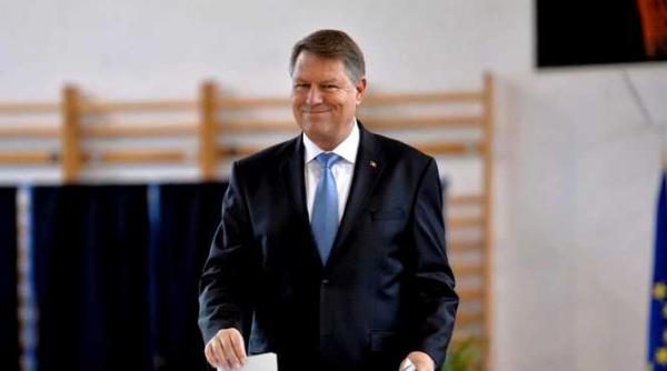 klaus iohannis la sectia de votare de la liceul jean monnet