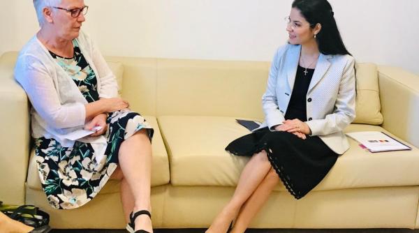 ana birchall intrevedere cu prim vicepresedintele parlamentului suediei