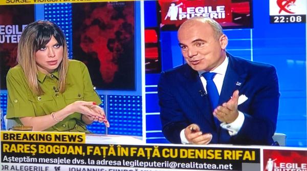 rares bogdan o surprinde pe denise rifai replici la realitatea tv