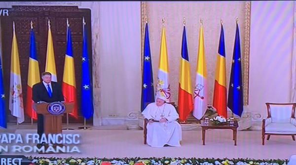 papa francisc la cotroceni klaus iohannis declaratiile zilei