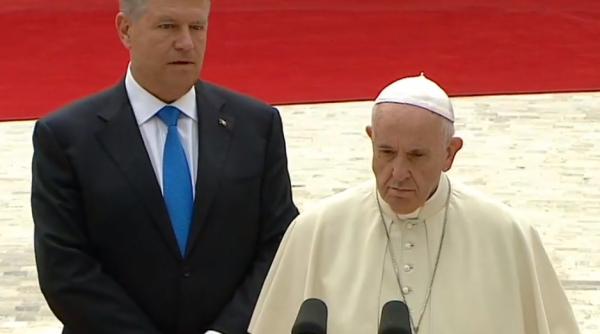 opozitia politica pusa pe pauza de papa francisc klaus iohannis mesaj catre politicieni