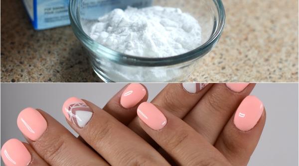 de ce sa ti freci unghiile cu bicarbonat de sodiu