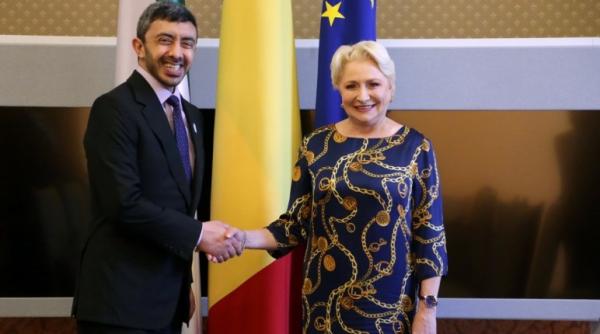 romania   emiratele arabe unite  parteneriat economic  viorica dancila  discutii la guvern