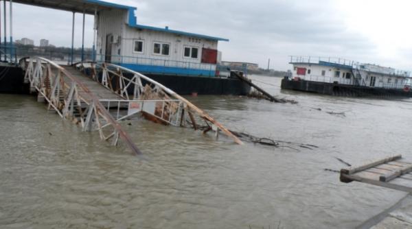 dunarea a depasit cota de atentie la galati