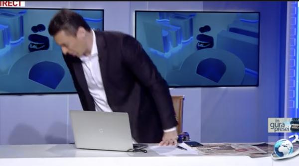 mircea badea plec din emisiune in semn de protest