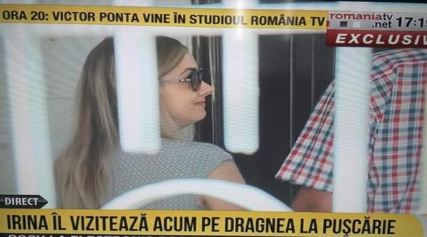 irina il viziteaza pe dragnea la penitenciar