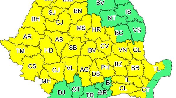vremea duminica canicula si disconfort termic in unele zone vreme calduroasa dar instabila in restul tarii