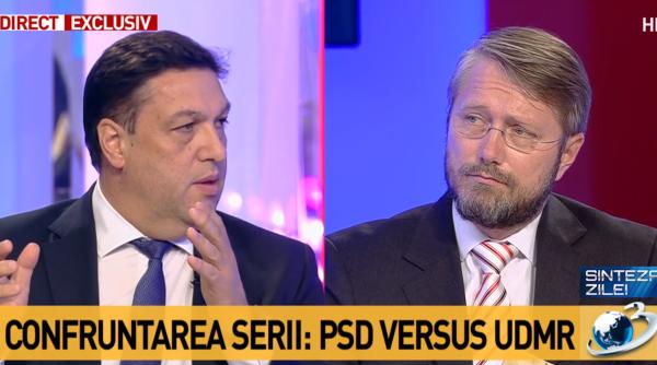 serban nicolae si szab d n udmr scandal la antena 3 nu mi dati lectii educatie exista si in maghiara