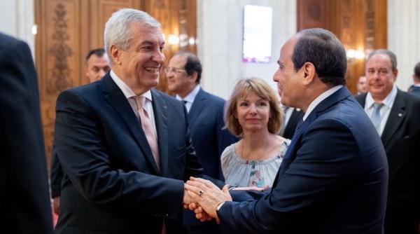 tariceanu  intalnire cu presedintele egiptului