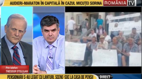 pensionari legati cu lanturile protest extrem la baia mare