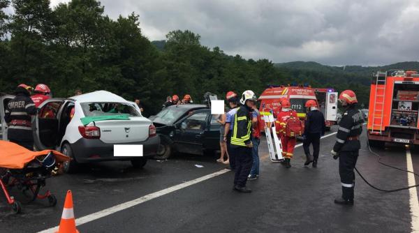 accident cu sase victime trafic blocat pe dn1