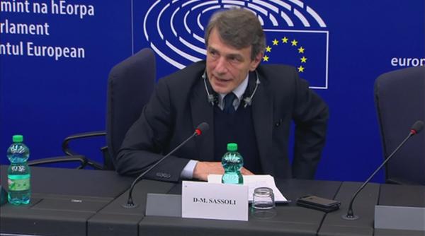 david maria sassoli noul presedinte al parlamentului european