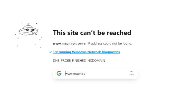 site ul ministerului apararii a picat