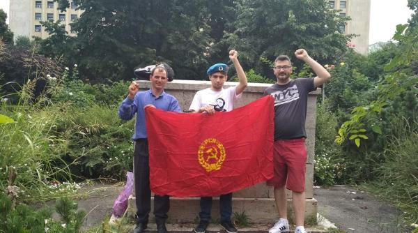 comunistii romani actiune anti imperialista de ziua americii imagini hilare