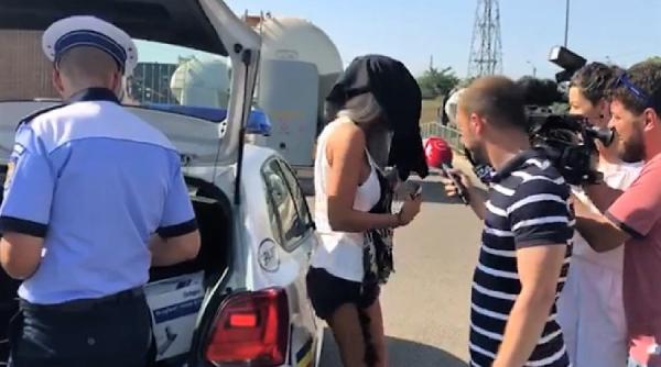 bianca dragusanu oprita de politisti antidrog