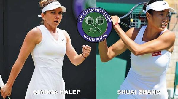 simona halep shuai zhang wimbledon rezultat live text meci pentru semifinale