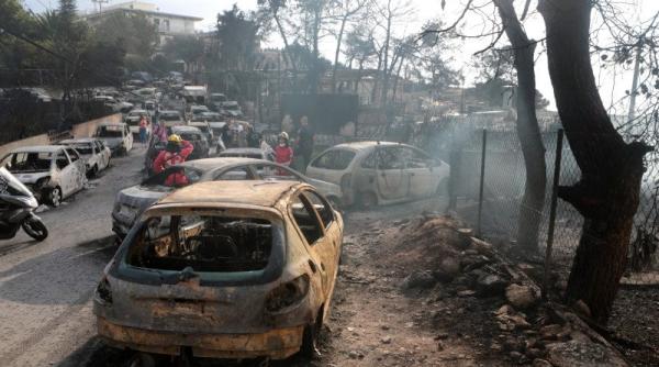 atentionare de calatorie pentru grecia dupa furtuni violente apar incendii de vegetatie