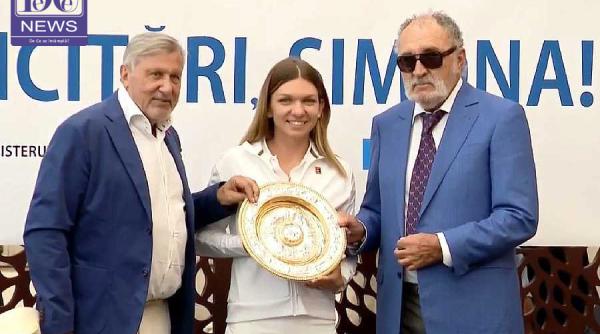 simona halep a sosit la bucuresti