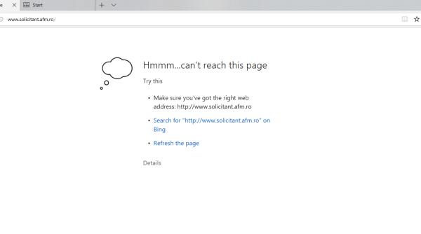 site ul programului rabla pentru electrocasnice e picat nu se pot face inscrieri