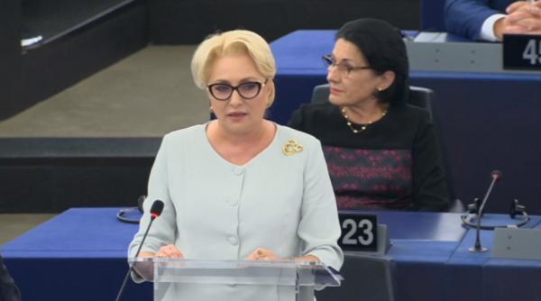 viorica dancila discurs in plenul parlamentului european