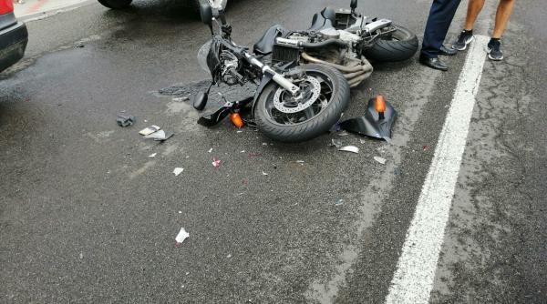 accident grav la bistrita intre un autoturism si doua motociclete