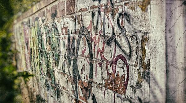 amenzi usturatoare pentru doi tineri dupa e au scris cu spray tip graffity pe o cladire monument