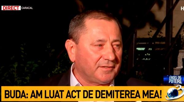 ioan buda dupa tragedia de la caracal am luat act de demiterea mea