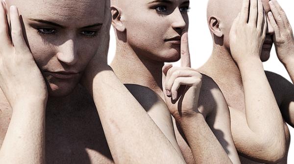 complici prin nepasare indiferenta de toate zilele nu vedem nu auzim nu vorbim