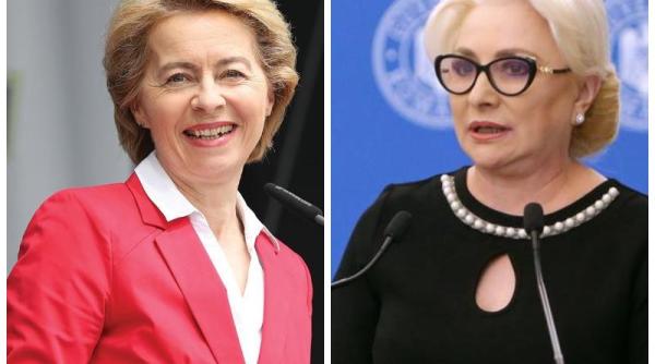 discutii viorica dancila ursula von der leyen premierul insista pentru un portofoliu consistent in ce