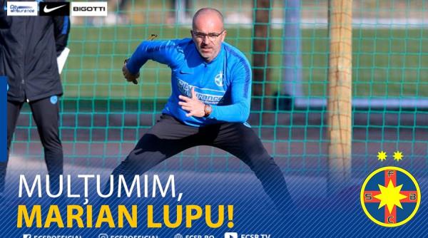 fcsb a reziliat contractul cu preparatorul fizic marian lupu