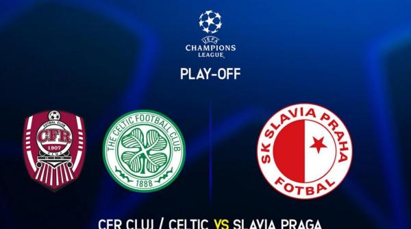 cfr cluj celtic glasgow in exclusivitate de antena 1