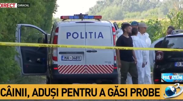 cautari intense la casa groazei din caracal a fost adus si un caine politist