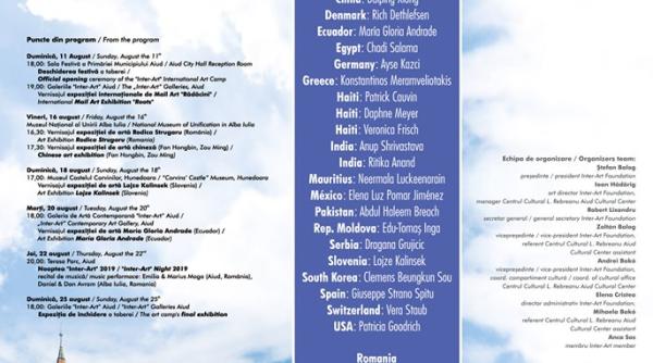 tabara internationala de arta plastica inter art aiud editia a xxiv a 10 26 august 2019