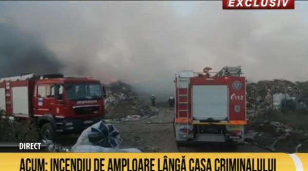 incendiu violent la caracal chiar langa casa lui gheorghe dinca