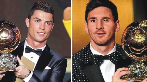 rivalitatea ronaldo messi singurii ce au obtinut de cinci ori balonul de aur