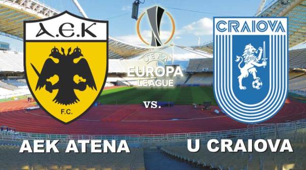 aek atena universitatea craiova live score oltenii spera la o minune