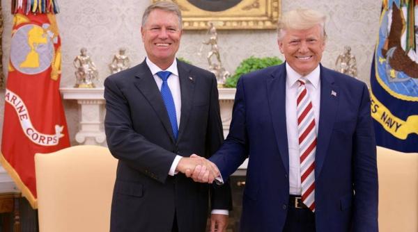 donald trump cadou pentru klaus iohannis