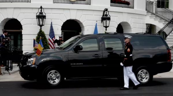 klaus iohannis donald trump video live de la intalnirea din sua primele imagini
