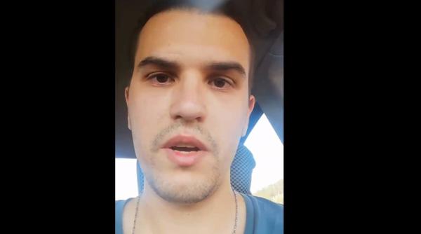 fiul si a dat foc in masina in direct reactia tatalui plecat in italia