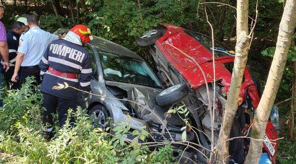 accident grav pe dn1  doi adulti si un copil au fost raniti