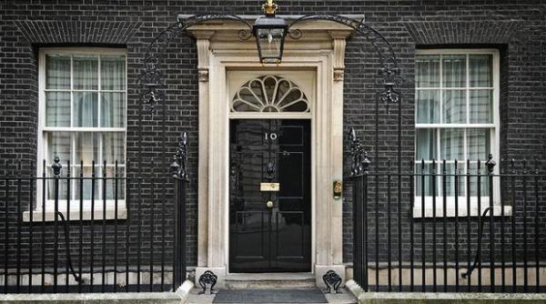 dilyn catelul adoptat de partenera de viata a lui boris johnson in noua resedinta la downing street nr 10 foto