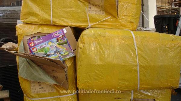marfuri contrafacute confiscate dintr un container sosit din china
