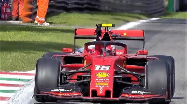 f1 leclerc a adus prima victorie pentru ferrari in marele premiu al italiei dupa 2010