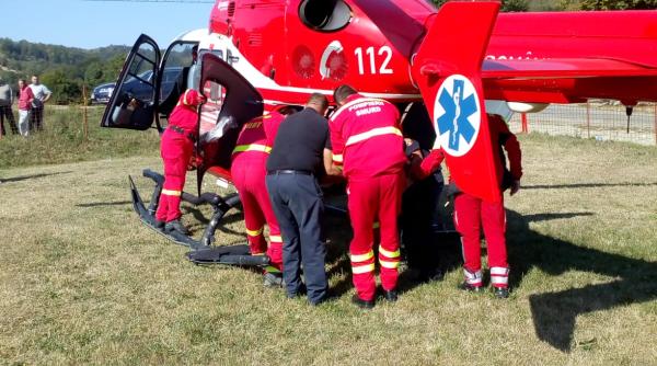 accident grav in salaj a intervenit elicopterul smurd